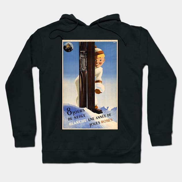 France Vintage Travel Poster 1938 Hoodie by vintagetreasure